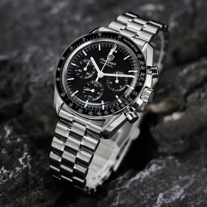 Watchdives New Wd1863 Quartz Men's Watch VK63 Chronograph Bubble Sapphire Waterproof 39Mm Steel Top Brand Luxury Business Watch