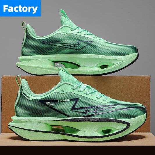 Running Shoes Marathon Specialty Men Sports Carbon Plate Breathable Ultralight Women Comfortable Athletic Cushion Stability Sneakers
