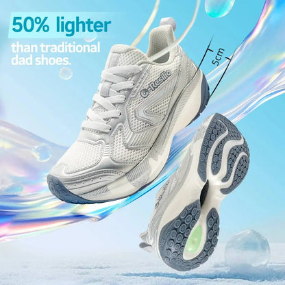 ONEMIX 2026 Lightweight Dad Damping Sneakers Men Cushioning Running Sports Casual Shoes For Women Soft And Elastic 25216