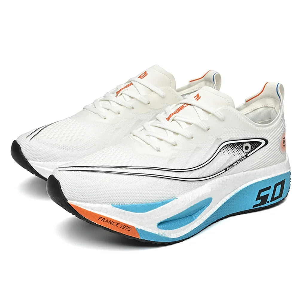 FourSeasons herensportschoenen CarbonPlate hardloopschoen, ademende marathon- en wedstrijdschoenen, comfortabele atletiek- en trainingsschoenen, wandelschoenen
