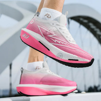 Men's Running Shoes 2025 New High-Quality Jogging Shoes Cushioning Rebound Soft Sole Breathable Mesh Training Tennis Shoes Men