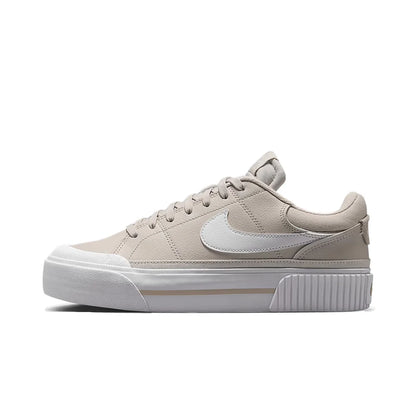 Nike Court Legacy Lift Height-Enhancing Sole Design Comfortable Anti-Slip Cushioning Durable Athletic Shoes  FZ2606-100