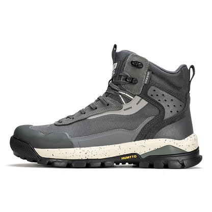 HUMTTO Hiking Shoes Men's Waterproof Hunting Boots Tactical Desert Combat Ankle Trekking Boots Male Women Warm Leather Sneakers