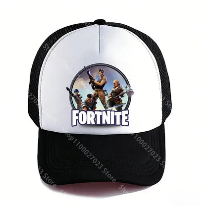 Fortnites Baseball Caps for Adult Boys Girls Cute Cartoon Summer Breathable Mesh Hat Anime Sunbonnet Headgear New Birthday Gifts
