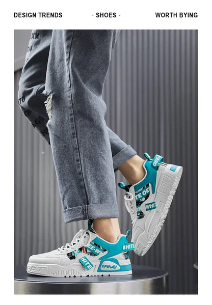 Skateboard Moški čevlji Poletni superge Usnjeni Casual Moda Na prostem Tek Šport Pohodništvo Tenis Platforma Oblikovalec Luksuzni