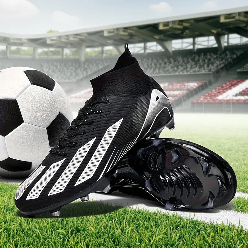 New Men's Football Boots Cleats Boys Ultralight Sport Soccer Shoes Adult Professional Non-Slip Comfortable Training Match Grass
