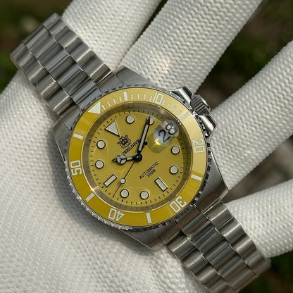 Steeldive New Watch SD1953C Water Ghost Diver Watch Men 300M Waterproof Sapphire Glass Ceramic Bezel NH35 Automatic Men Dive Wat