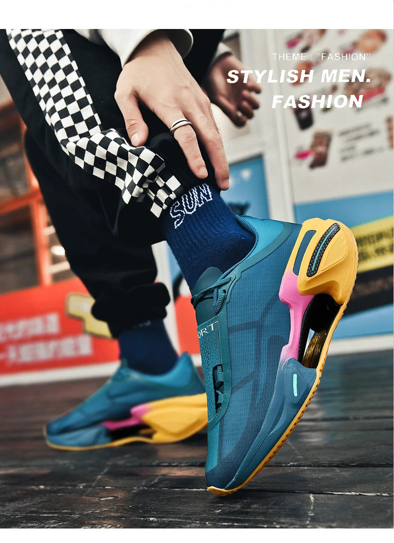 2026 New Men Sports Breathable Lightweight Comfortable Athletic Nonskid Sneakers Daily Leisure Shopping Walking Marathon Shoes