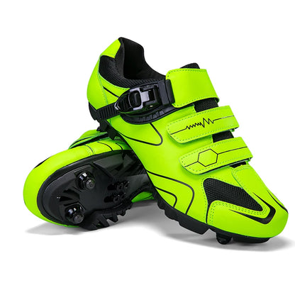 Pantofi de ciclism MTB neutri, compatibili cu pantofii de ciclism de șosea Pelaton, pantofi sportivi de ciclism pentru bărbați, cu design cu benzi reflectorizante