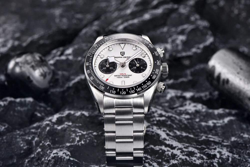 PAGANI DESIGN New Panda Men's Watches Top Luxury Quartz Wristwatches Chronograph Watch Man 2026 Gift AR Sapphire Ceramic Bezel