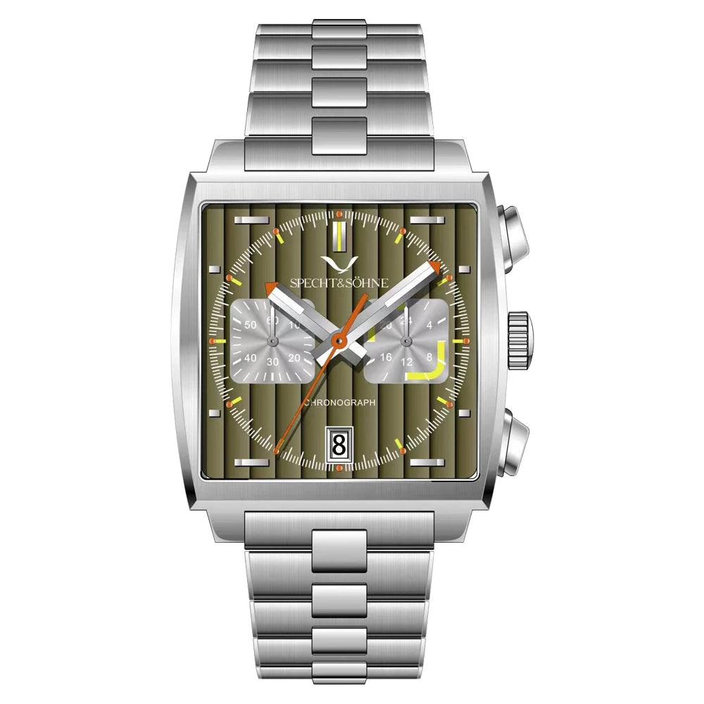 Specht&Sohne 2025 New Men's Watches Quartz Sport Watch Stainless Steel Leather Strap Japan Miyota VK63 Chronograph Reloj Hombre