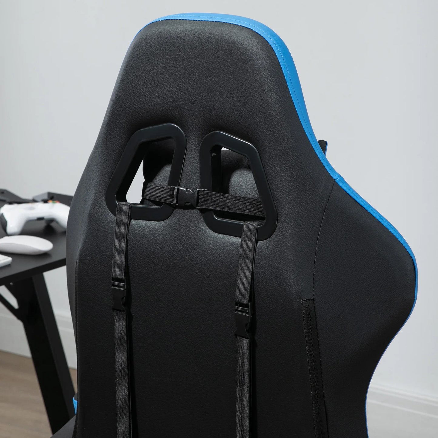 Gaming Chair with footrest, Ergonomic Gaming Chair with Lumbar Cushion, head, Gaming Chair, Adjustable heights computer Chair