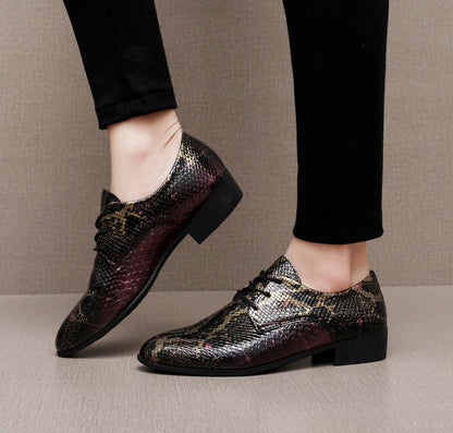 Pantofi Oxford din piele PU pentru bărbați, pantofi casual în stil urban, adidași ușori, pantofi de plimbare în aer liber pentru bărbați, încălțăminte elegantă de ocazie