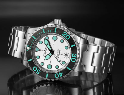 NEW 2026 CADISEN AQUA DIVER Brand Luxury Men Watches Automatic Watch Japan 8215 100M Waterproof Luminous Mechanical Wristwatch