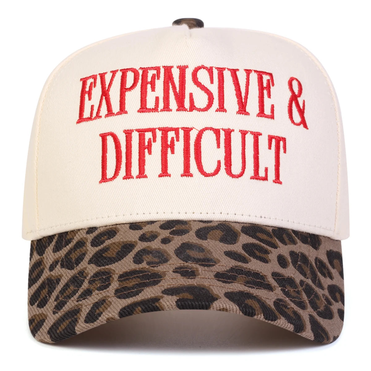 Unisex EXPENSIVE DIFFICULT Letter Embroidery Baseball Caps Spring Autumn Outdoor Adjustable Casual Hats Sunscreen Hat Sports Cap