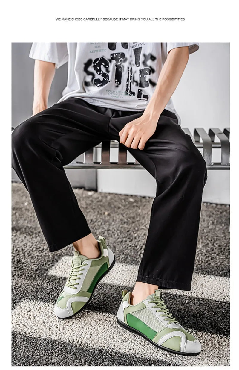 High-Quality Shoes for Men Summer New Mesh Breathable Youth Leisure Running Sneakers Walking Men Shoes Light Sneakers Zapatillas