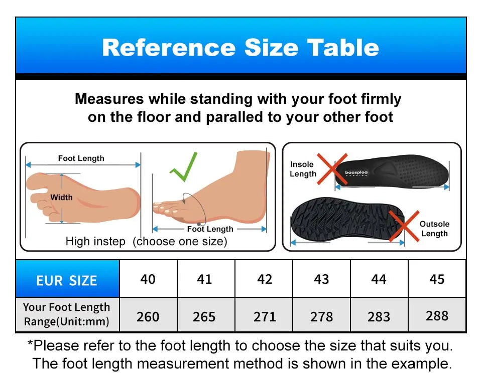 Baasploa Men Hiking Shoes Outdoor Climbing Mesh Breathable Travel Walking Shoes Male Non-Slip Wear Resistant Comfortable Sneakers