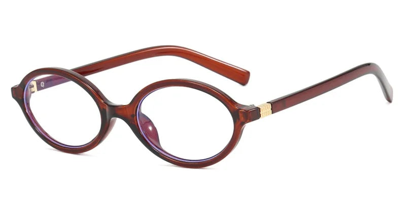 Cute Small Frame Oval Women's Sunglasses Sexy Leopard Retro Luxury Sun Glasses Ladies Fashion Shades Trends Eyewear Unique