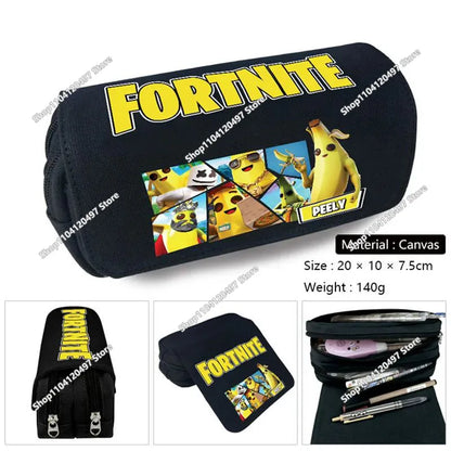 Shooting-Game-Federmäppchen FORTNITED für Jungen, große Kapazität, wasserdichtes Stifteetui, Büro-Schreibwaren, Geschenkspielzeug