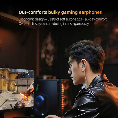 Auriculares IEM Gaming KZ Gale – Monitor In-Ear HiFi con driver superlineal y cable desmontable de 2 pines chapado en plata
