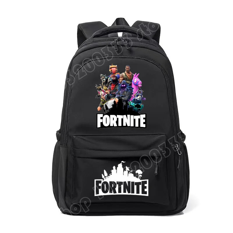 Fortnites Kids Backpack Portable Large Capacity Student Schoolbag Cartoon Printed Shoulder Bag School Supplies for Boys Gift