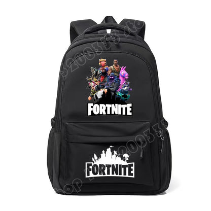 Fortnites Kids Backpack Portable Large Capacity Student Schoolbag Cartoon Printed Shoulder Bag School Supplies for Boys Gift