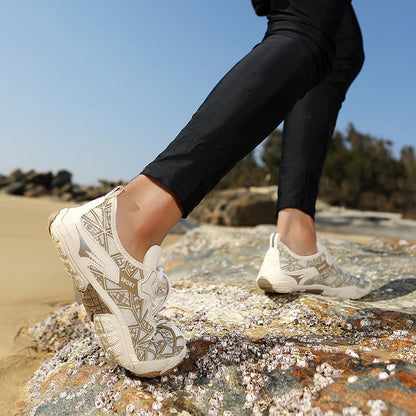 Čevlji za hojo bos, hitro sušeči se protizdrsni lahki moški čevlji za hojo v vodi, primerni za plaže, pohodništvo, fitnes, športni čevlji 36–4