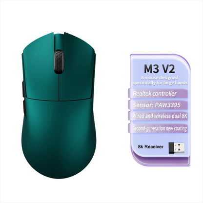 MOTOSPEED Darmoshark M3 V2 8K Gaming Mouse Bluetooth Wireless PAW3395 26,000 DPI Ultra-Light Gaming Mouse for PC, Laptop & Mac