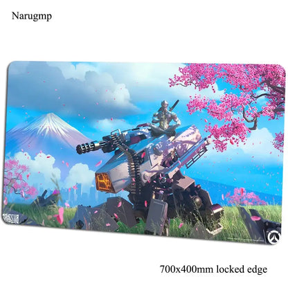 Podloga za miš Overwatch 700x400x3mm, gaming podloga za miš, anime stil, za ured i prijenosno računalo, podloga za stol, poklon za dječaka, podloga za PC gamere