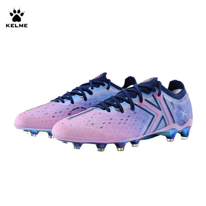 KELME FG profesionalni nogometni čevlji z dolgimi žeblji za naravno travo, profesionalni tekmovalni nogometni čevlji, protizdrsni nogometni čevlji za notranjo uporabo