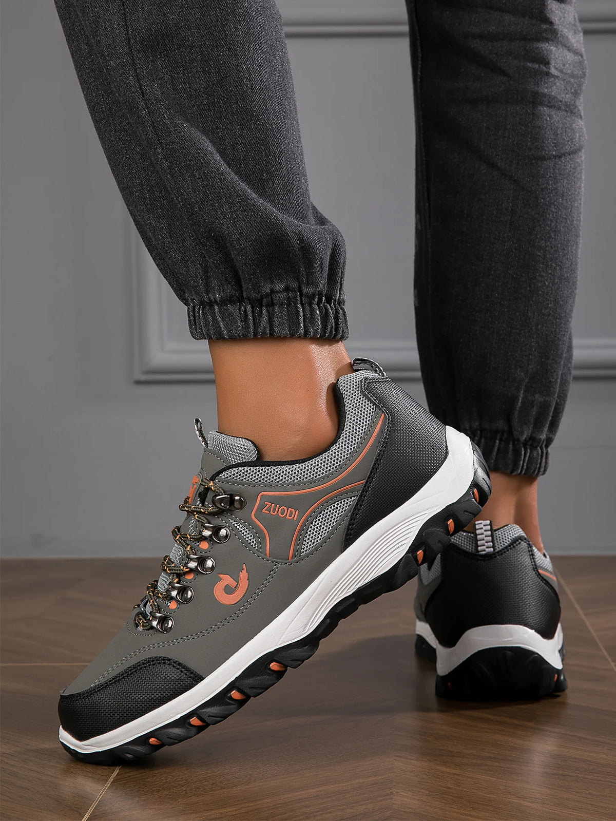 Moški pohodniški čevlji, dihalni pohodniški športni čevlji, za prosti čas, ultralahki, protizdrsni, za pohodništvo, kampiranje in tek, pohodniški športni čevlji