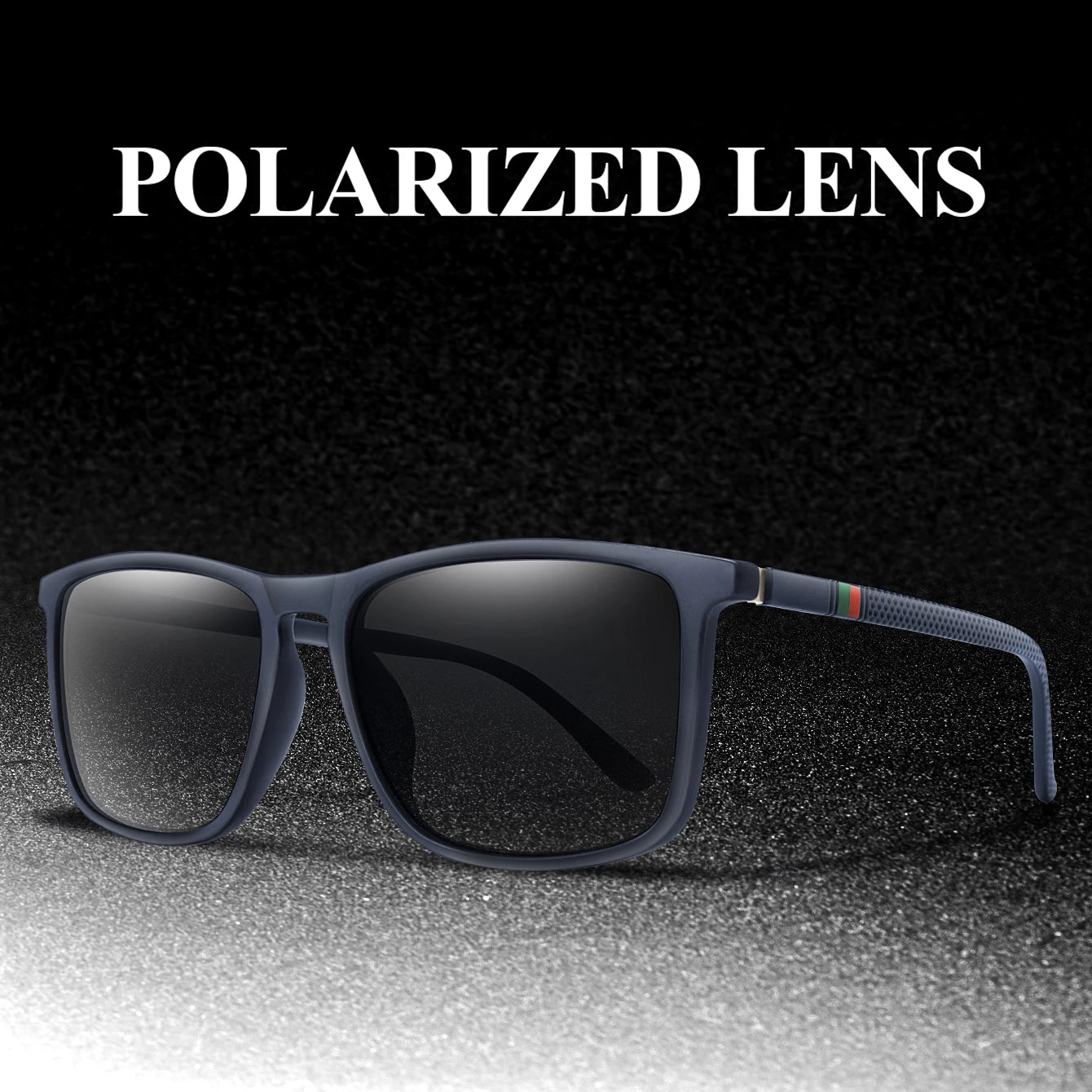 Polarized Square Sunglasses Colorful Lens for Driving Hiking Cycling and Running UV400 Eyewear for Men Women Classic Goggles