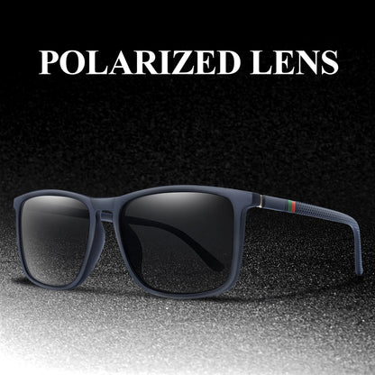 Polarized Square Sunglasses Colorful Lens for Driving Hiking Cycling and Running UV400 Eyewear for Men Women Classic Goggles