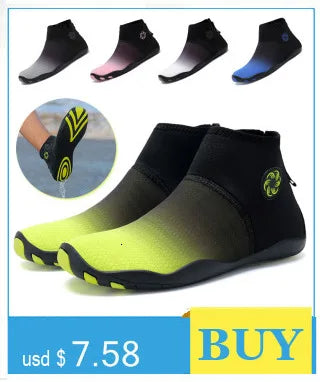 Uomo Donna Scarpe da acqua Scarpe acquatiche Scarpe drenanti Sport da spiaggia Sandali da nuoto Asciugatura rapida Canottaggio A piedi nudi Immersioni Pesca Surf Sneakers