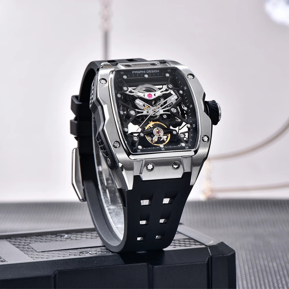 2026 Pagani Design new men's watch 50 meter waterproof stainless steel case luminous dial fashionable men's mechanical watch