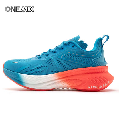 ONEMIX New Style Autumn Winter Men's Running Shoes Outdoor Jogging Cushioning Breathable Lightweight Elastic Sports Sneakers