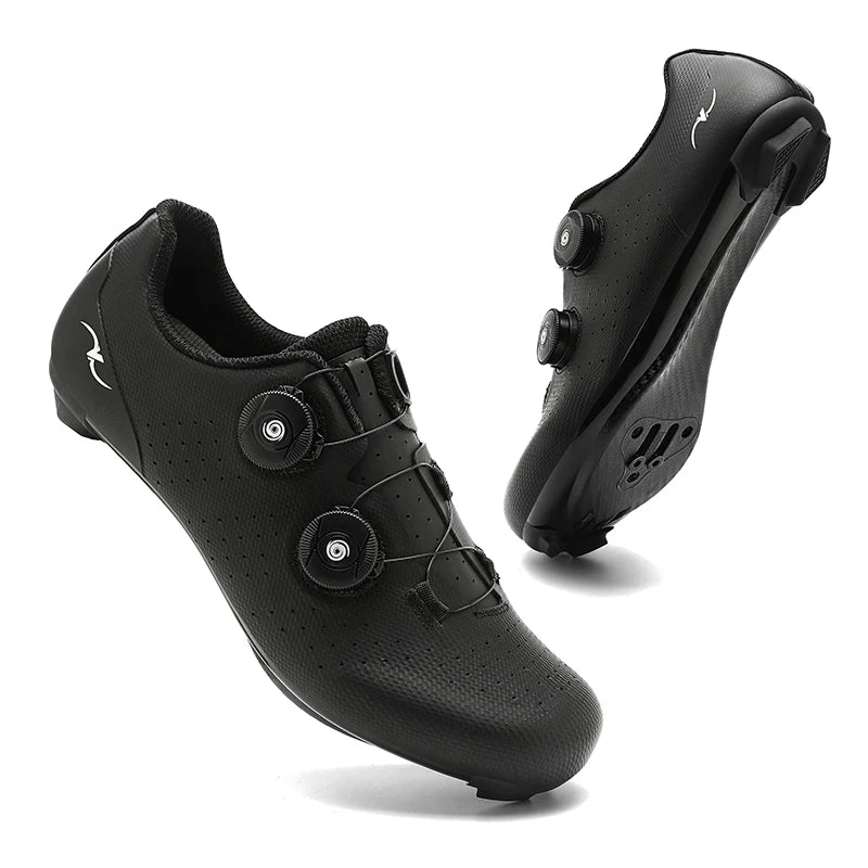 Competition Cycling Sports Shoes Road Bicycle Shoes Unisex Breathable Sports Cycling Shoes Self-locking Racing Bicycle Shoes