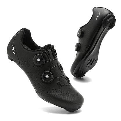 Competition Cycling Sports Shoes Road Bicycle Shoes Unisex Breathable Sports Cycling Shoes Self-locking Racing Bicycle Shoes
