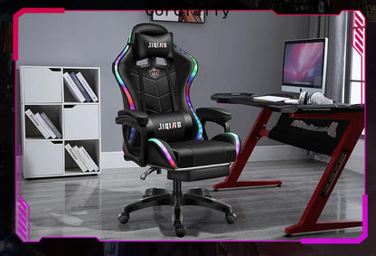 High quality gaming chair RGB light office chair gamer computer Ergonomic swivel chair Massage Recliner New gamer chairs