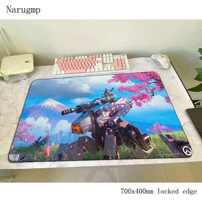 Podloga za miš Overwatch 700x400x3mm, gaming podloga za miš, anime stil, za ured i prijenosno računalo, podloga za stol, poklon za dječaka, podloga za PC gamere