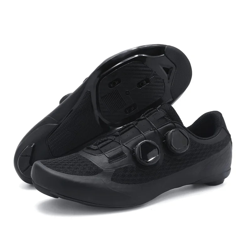 Zapatillas de ciclismo de velocidad para hombre, zapatillas de ciclismo de carretera, zapatillas con calas, zapatillas SPD, zapatillas de ciclismo para pedales planos, calzado de ciclismo para hombre, calzado para actividades al aire libre, color blanco
