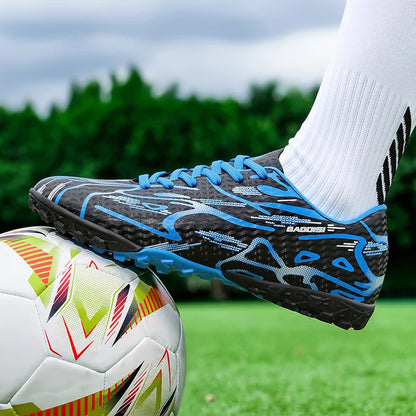 Moški nogometni čevlji, športni trening, nogometni čevlji, mehki, ultralahki, dihalni, profesionalni športni copati, unisex, čevlji s špicami za travo, za tekmo