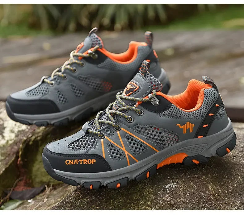 Men's Hiking Shoes Breathable Mesh Sports Single Shoes Summer Outdoor Wear-resistant  Hiking and Hunting Tactical Sports Shoes