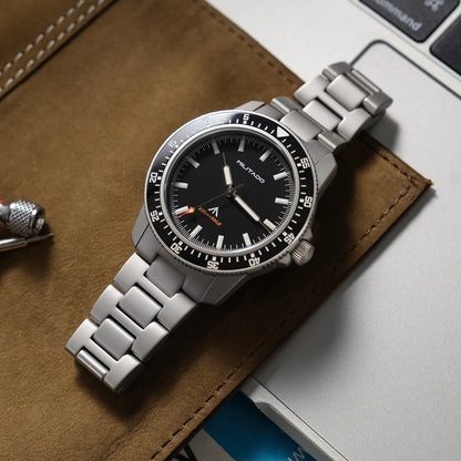 MILITADO ML25 VH31 Sweep Second Quartz Watch Men Swiss Ronda 515 Movement 200m Sapphire Crystal Ceramic Bezel 316L Steel Watches