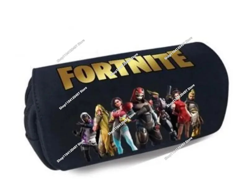 New Fortnite Pencil Case Cartoon Figure Printed Pencil Bags Cute Pencil Cases Boys School Supplies Children Birthday Gifts