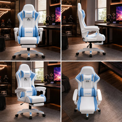 AOLIVIYA Gaming Reclining Office Chair Home Computer Rotating Lifting Backrest Internet Cafe E Sports Game Seat With Footrest