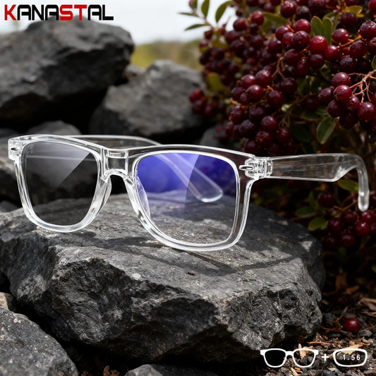 Women Photochromic Glasses Blue Light Blocking Lenses Men Prescription Reading Myopia Eyewear Anti Fatigue PC Eyeglasses Frame