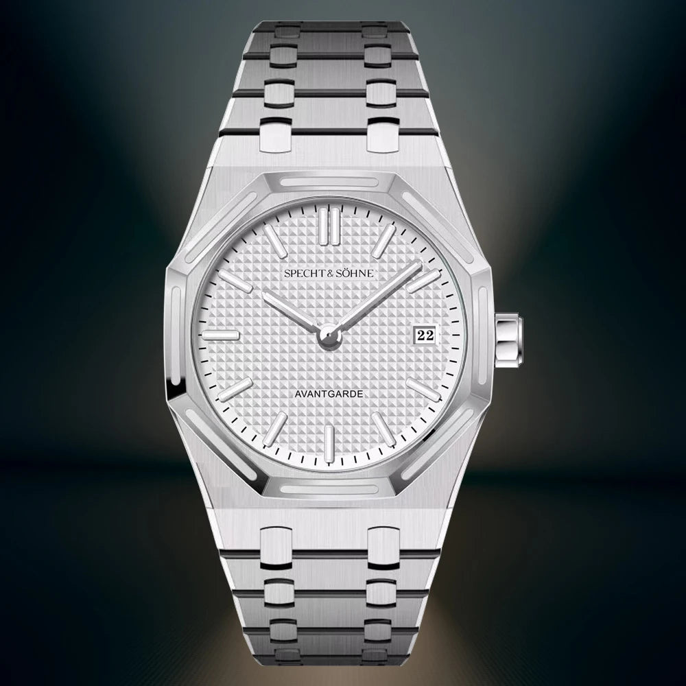 2026 New Specht & Söhne 38mm Quartz Wristwatch For Men Luminous Sapphire Crystal Ultrathin Stainless Steel Watch 50M Waterproof
