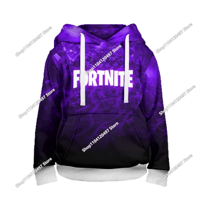 Game Fortnite Cosplay Hoodies Children's Adult Unisex Sweatshirt Pullover Hoodies Coat Casual Uniforms Halloween Outfits
