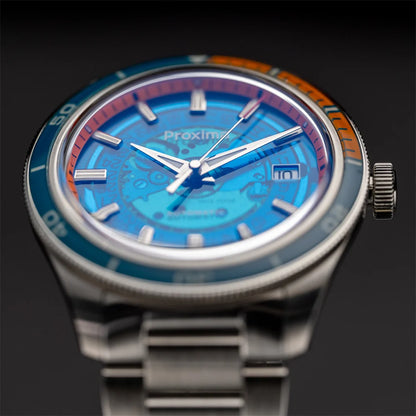 PX1701 39mm Luxury Men's Watches Business Dress Watch For Men Automatic Mechanical Sapphire Glass Date Window 200m Waterproof
